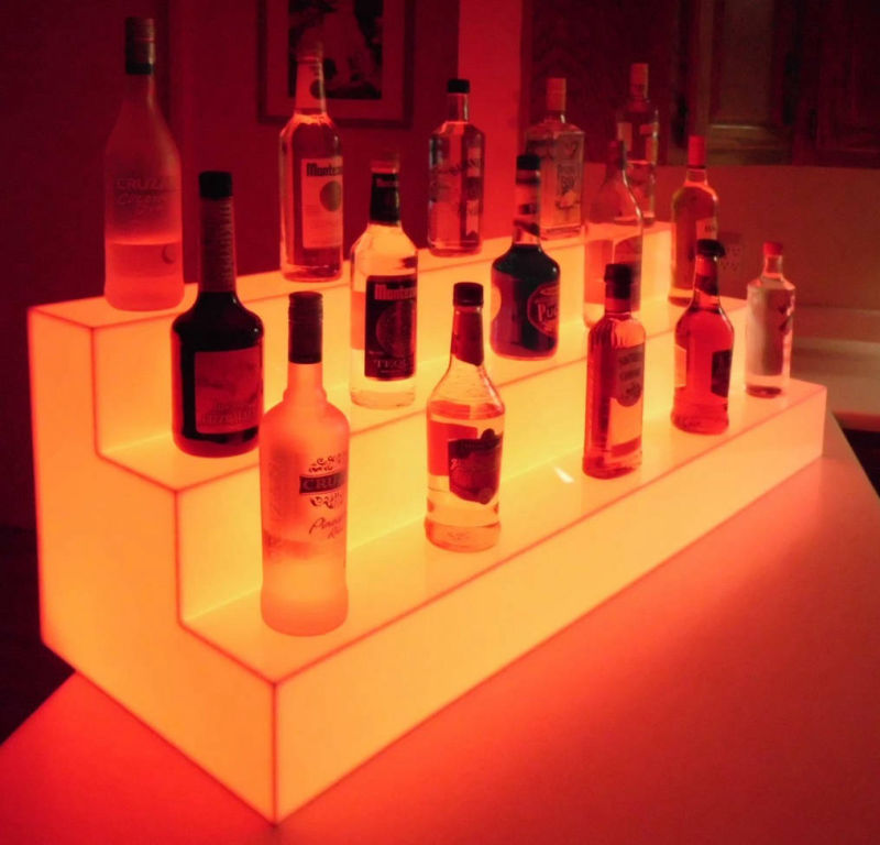 LED Flaschentreppe